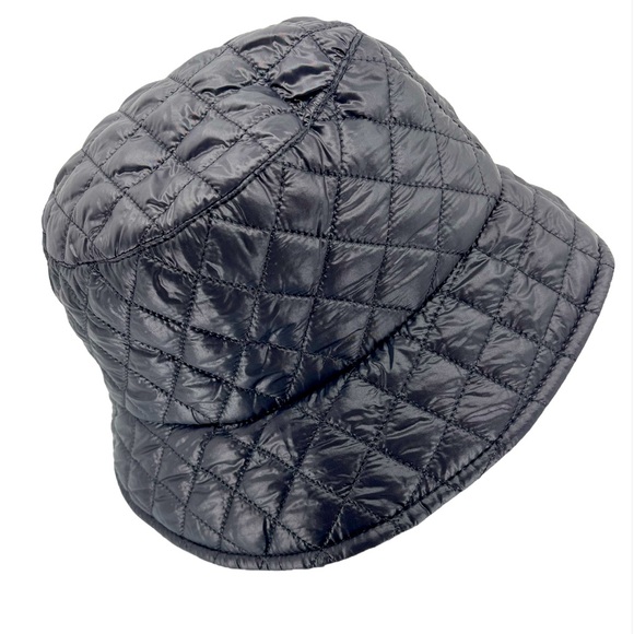 SOLD Quilted Crystal Logo French Bucket Hat - Picture 3 of 5